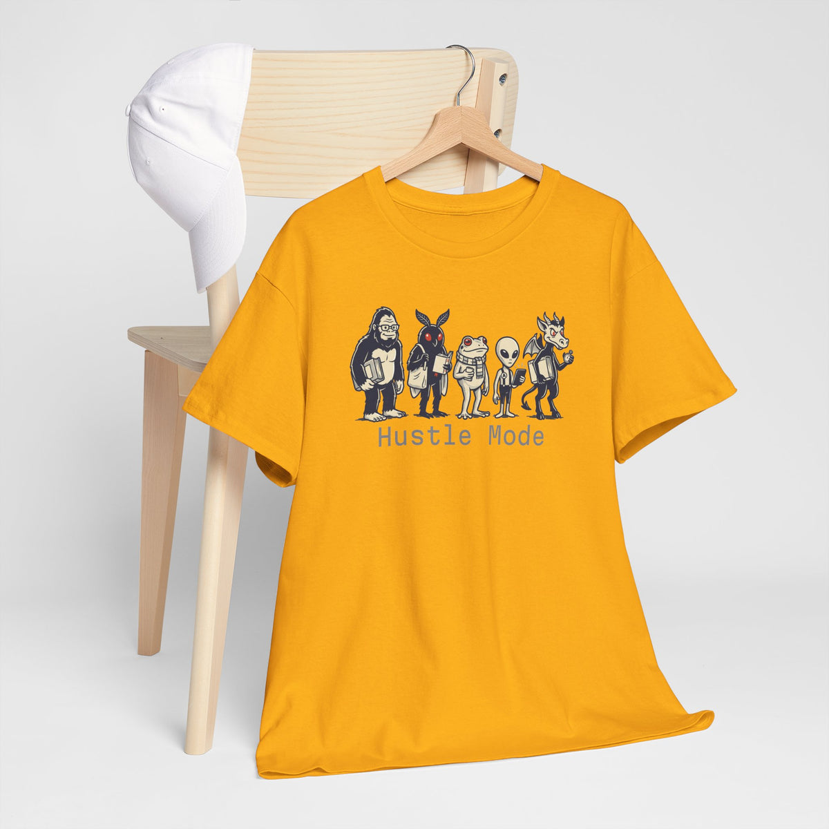 Hustle Mode Character Graphic T-Shirt