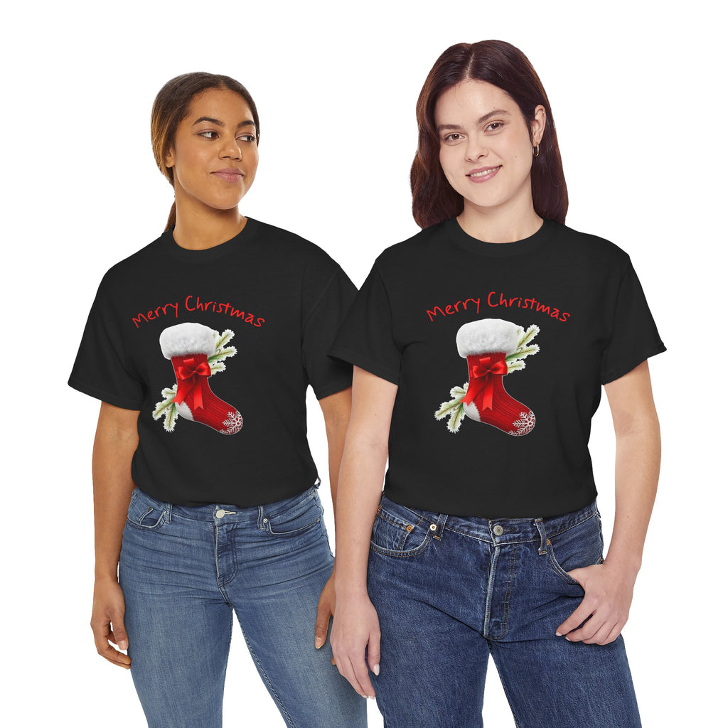 Holiday Stalking, Merry Christmas, Unisex Heavy Cotton Tee