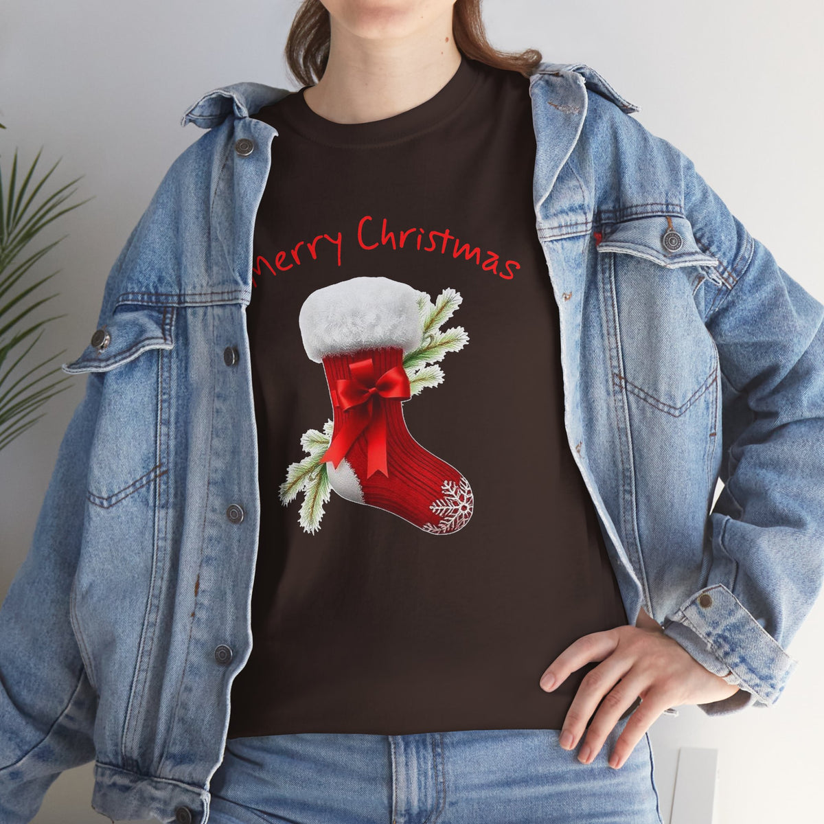 Holiday Stalking, Merry Christmas, Unisex Heavy Cotton Tee