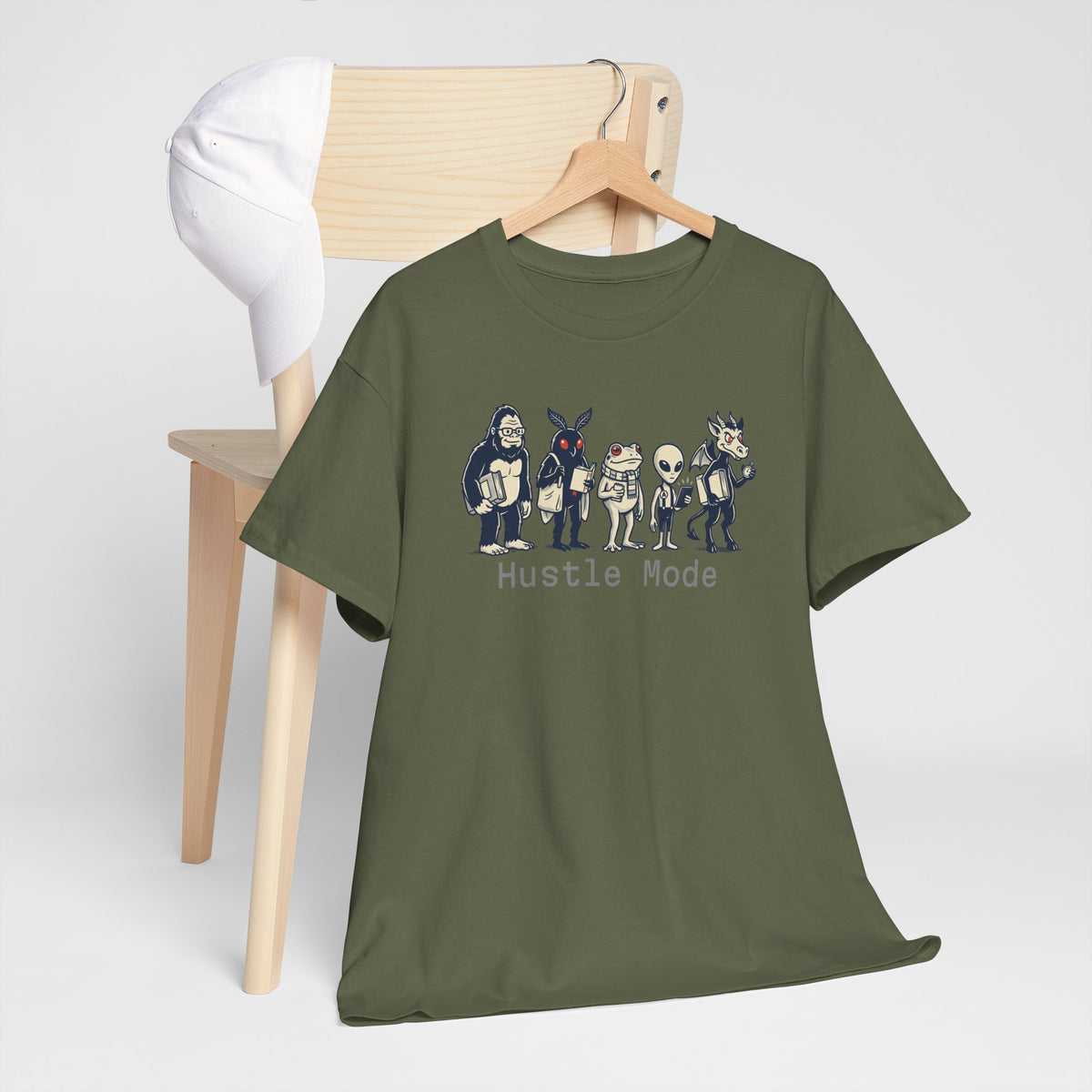 Hustle Mode Character Graphic T-Shirt