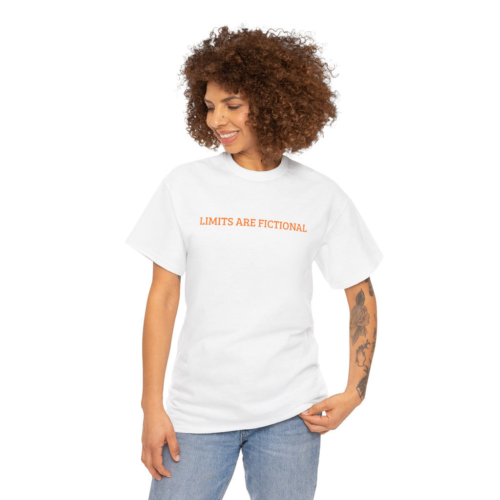 Limits Are Fictional, Motivation, Unisex Heavy Cotton Tee