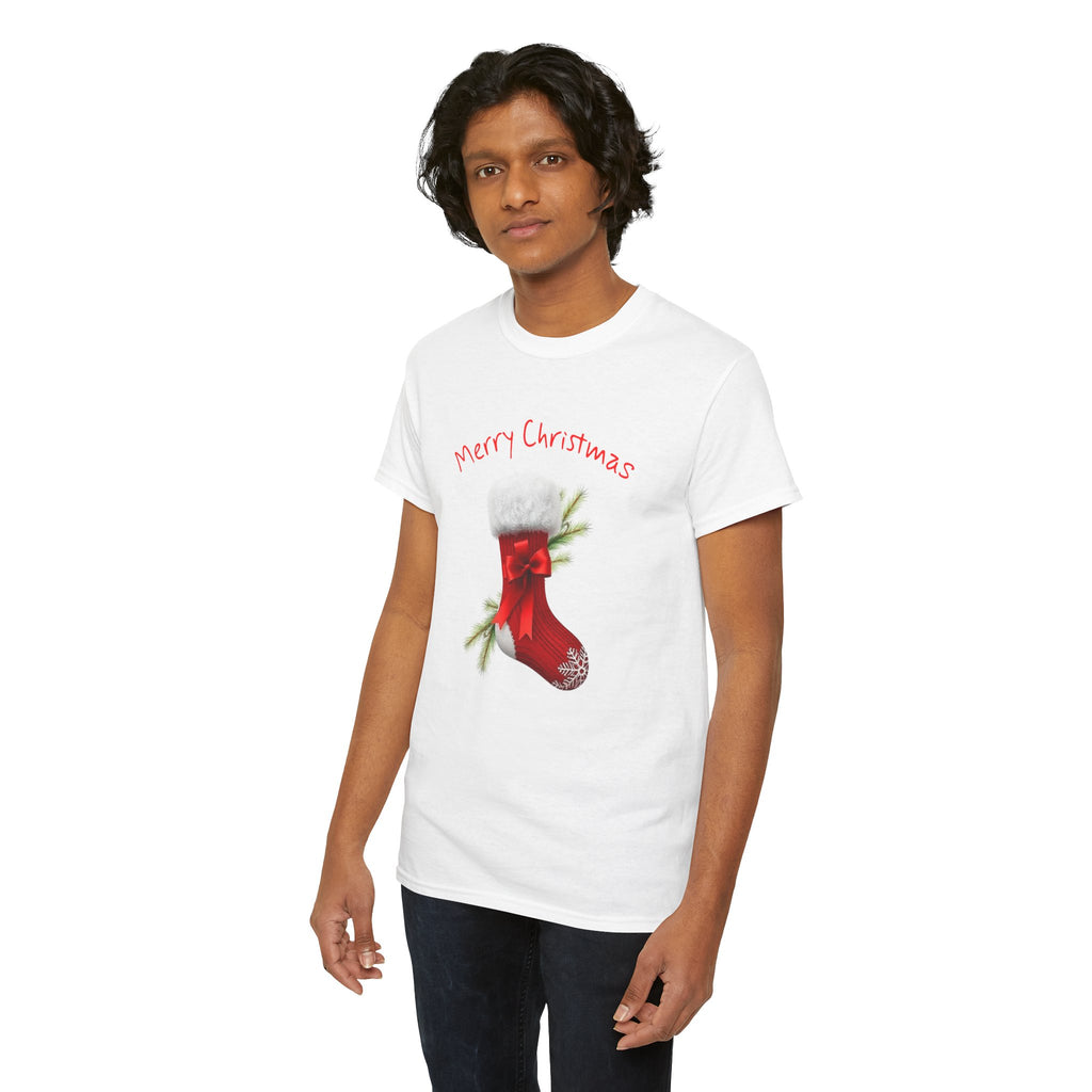 Holiday Stalking, Merry Christmas, Unisex Heavy Cotton Tee