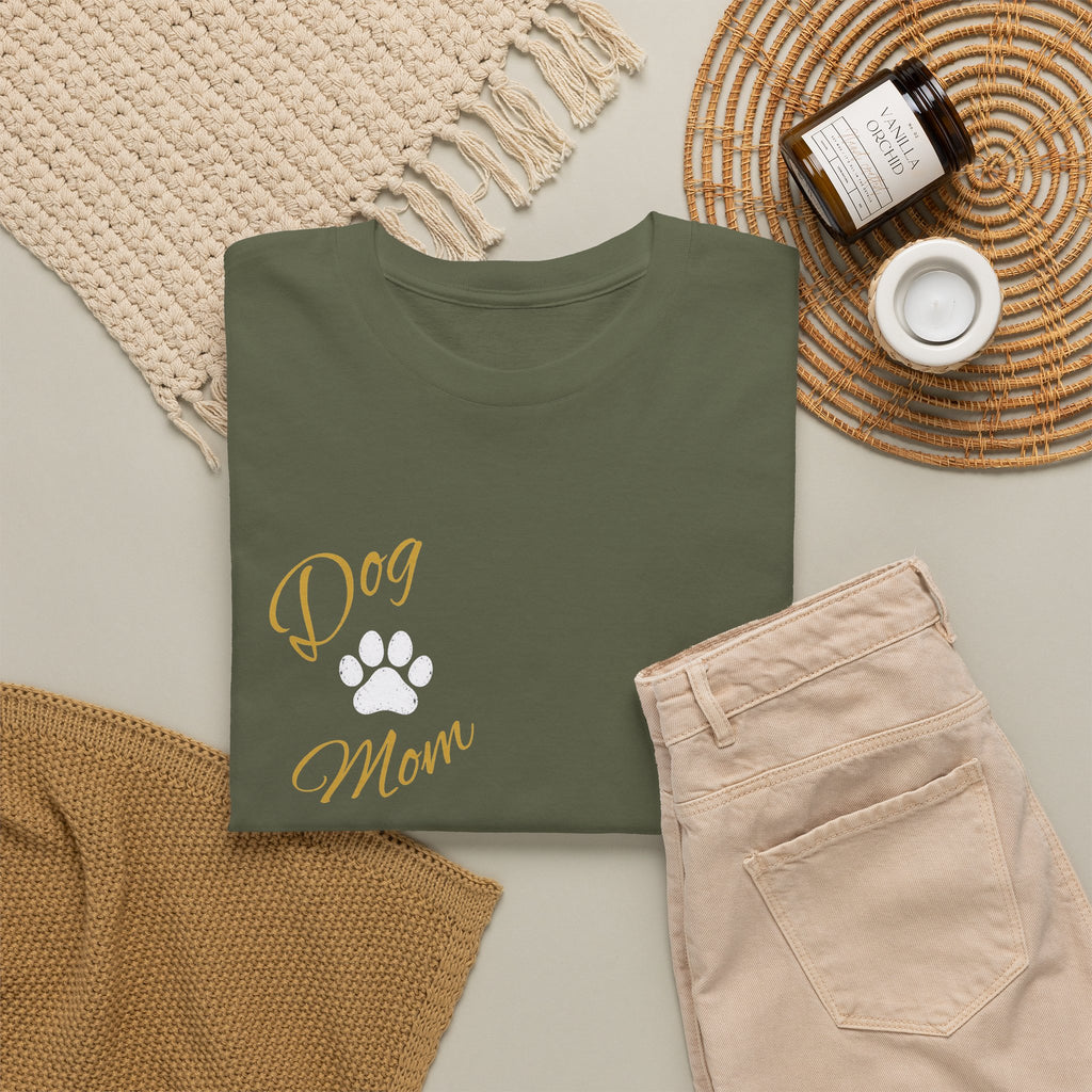 Dog Mom Tee, Unisex Heavy Cotton Tee