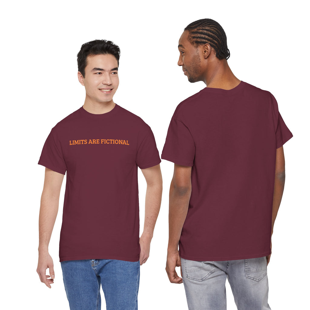 Limits Are Fictional, Motivation, Unisex Heavy Cotton Tee