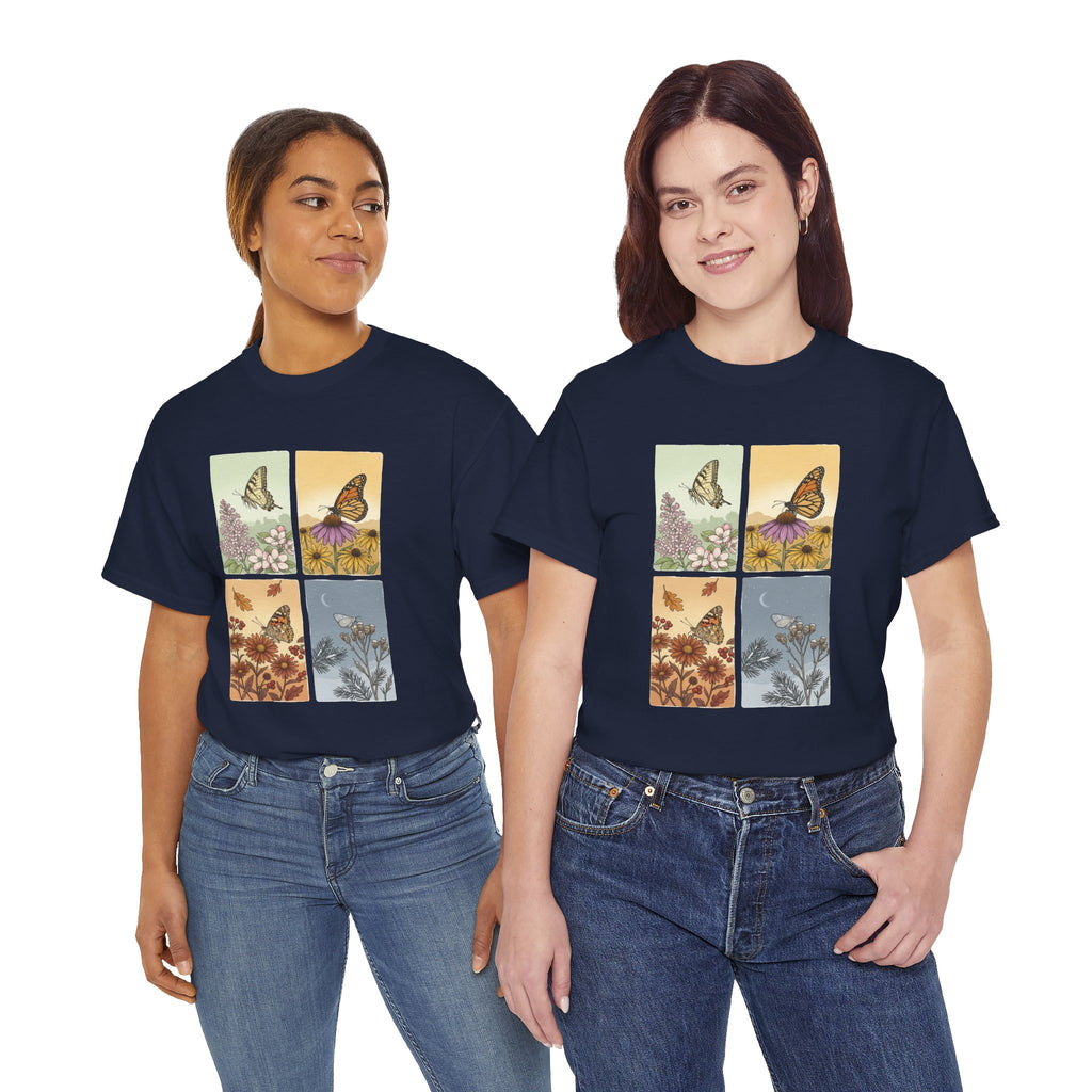 Botanical Butterfly Garden T-Shirt