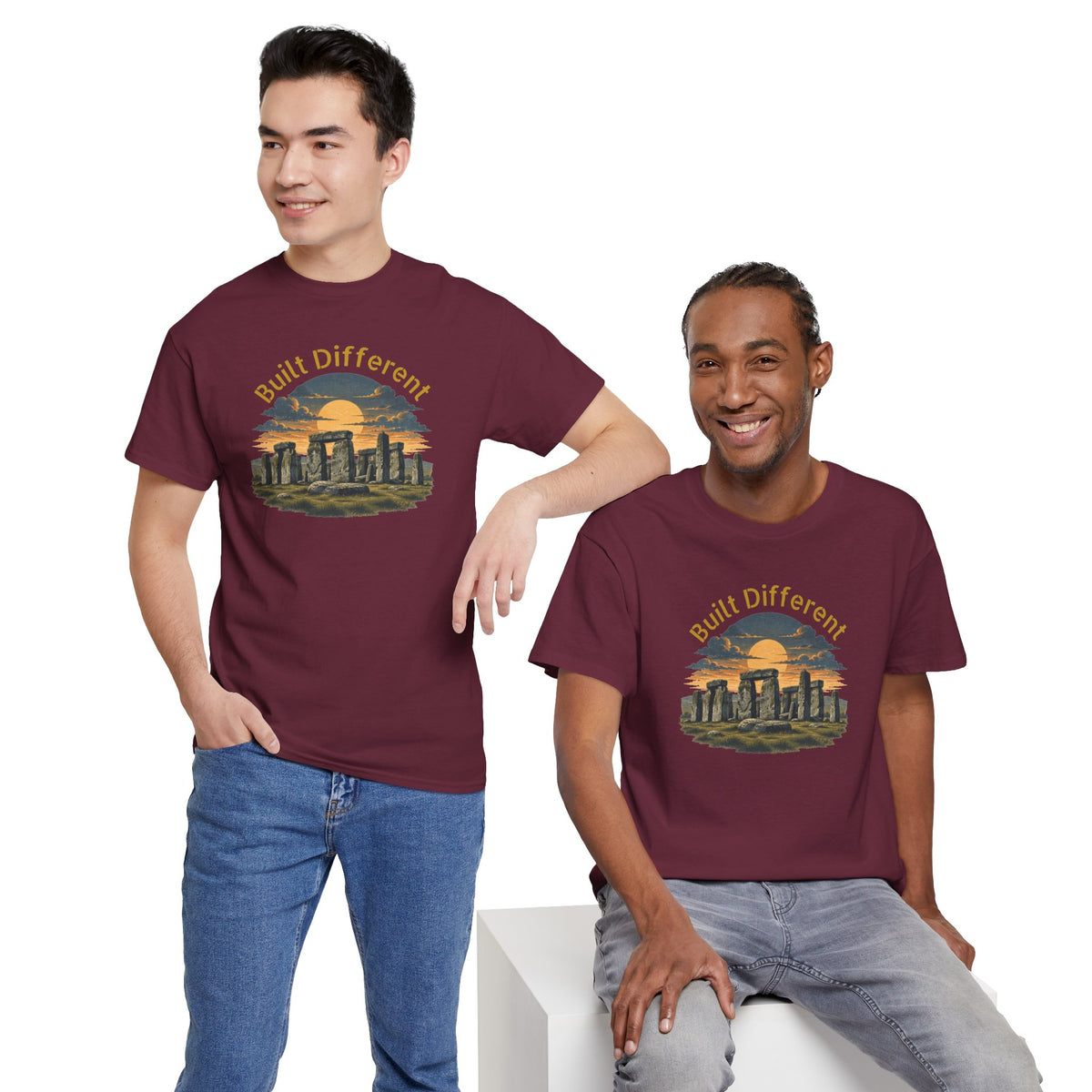 Built Different, Unisex Heavy Cotton Tee