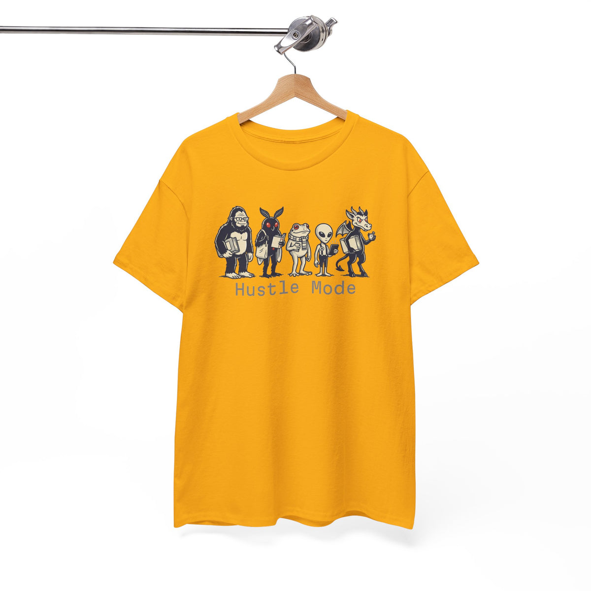 Hustle Mode Character Graphic T-Shirt