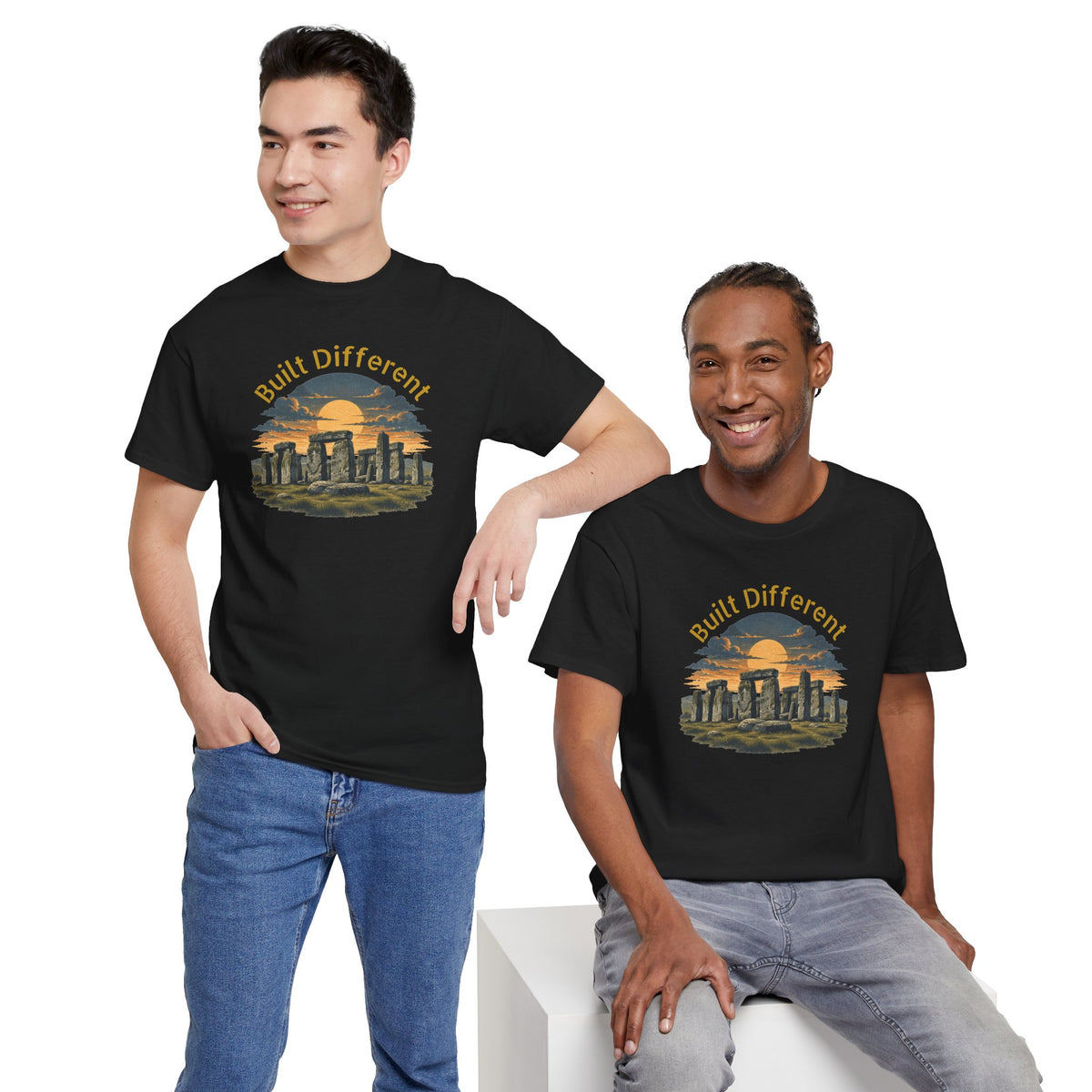 Built Different, Unisex Heavy Cotton Tee