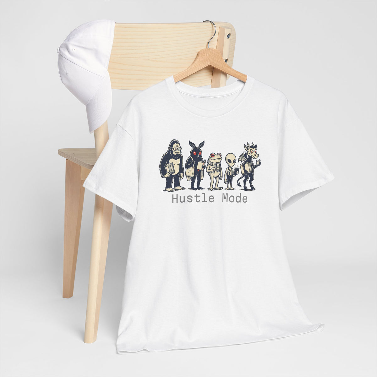 Hustle Mode Character Graphic T-Shirt