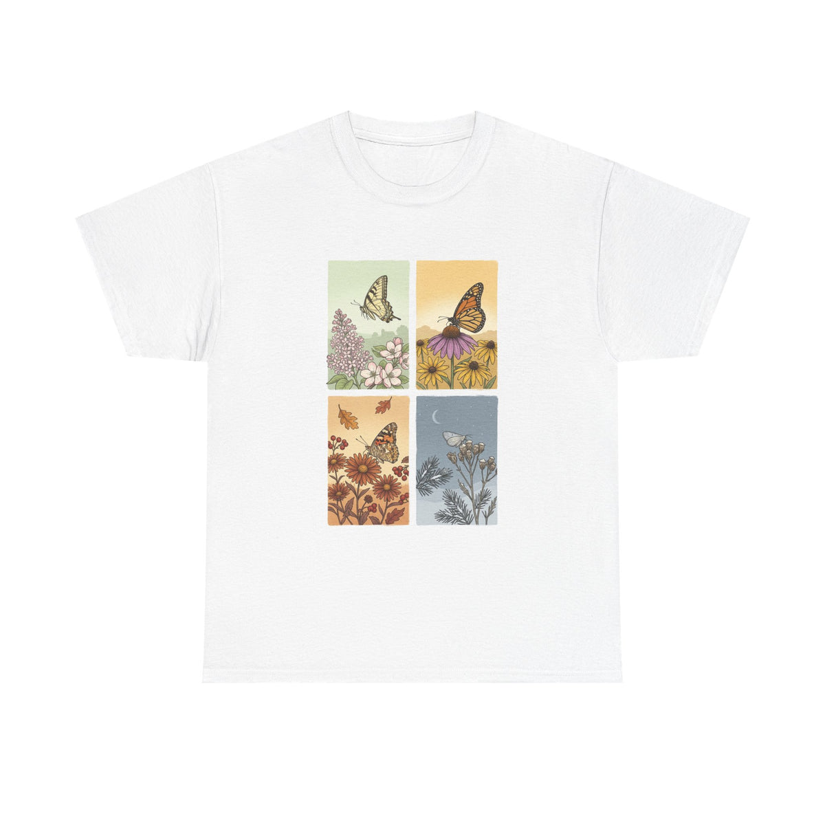 Botanical Butterfly Garden T-Shirt