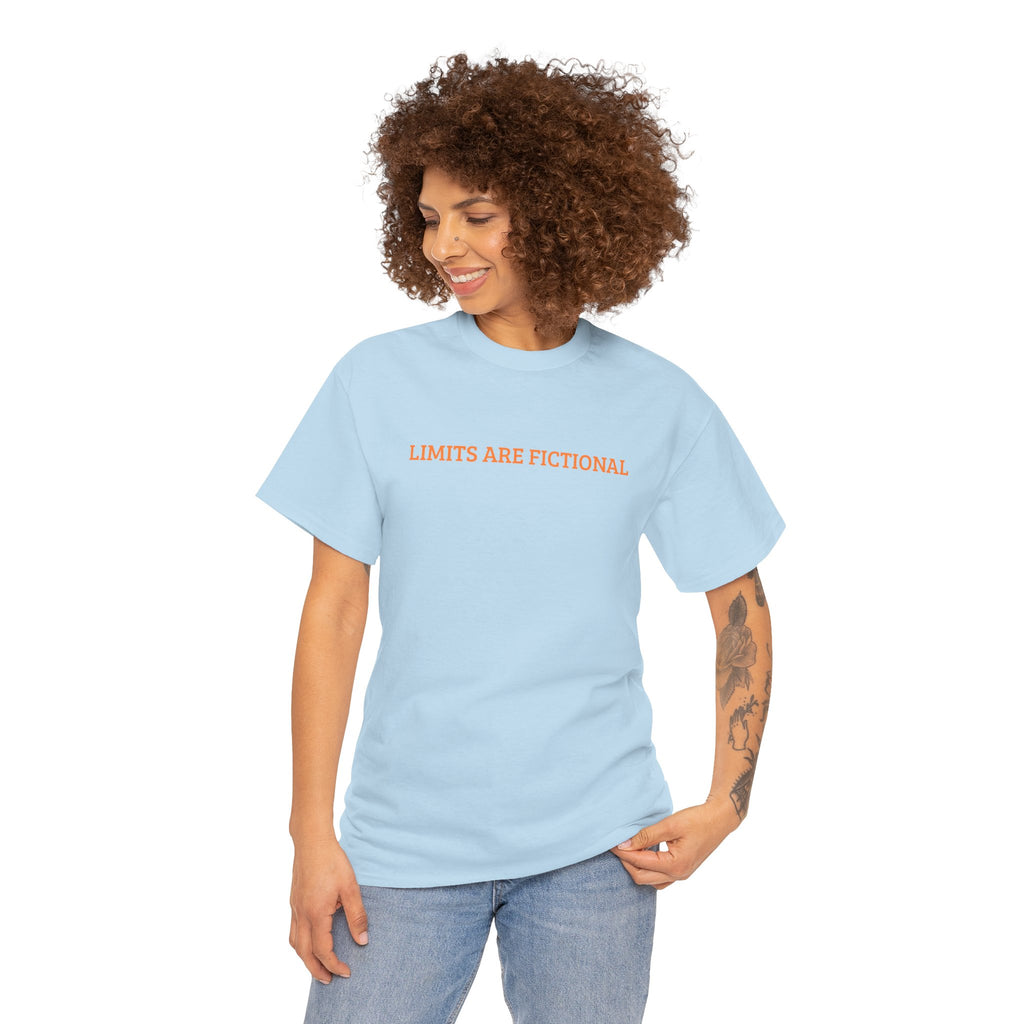 Limits Are Fictional, Motivation, Unisex Heavy Cotton Tee