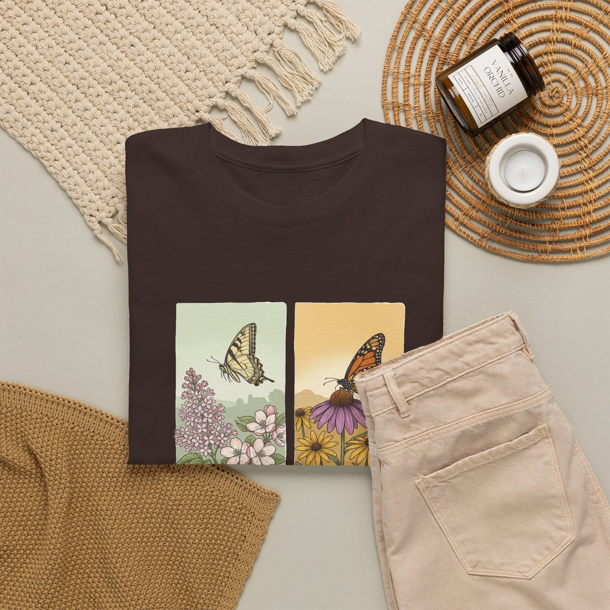 Botanical Butterfly Garden T-Shirt