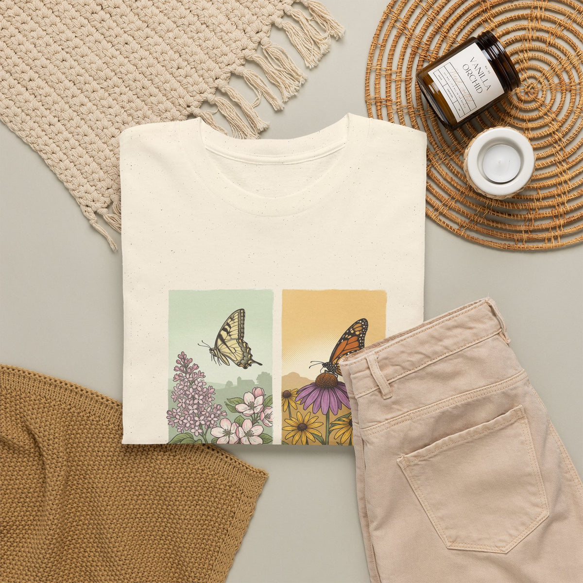 Botanical Butterfly Garden T-Shirt