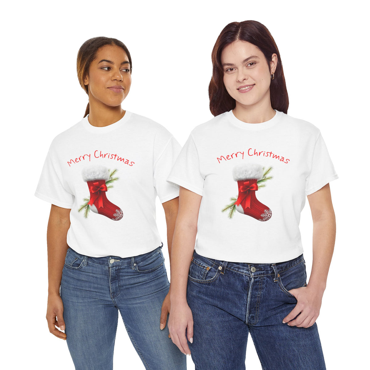 Holiday Stalking, Merry Christmas, Unisex Heavy Cotton Tee