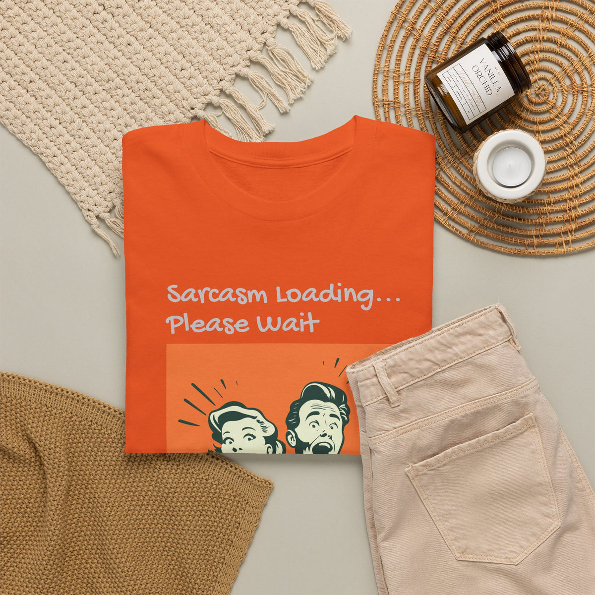 Sarcasm Loading, Funny, Heavy Cotton Tee