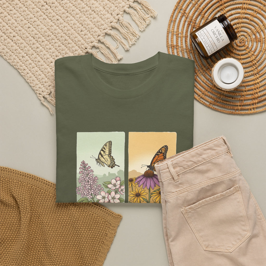Botanical Butterfly Garden T-Shirt
