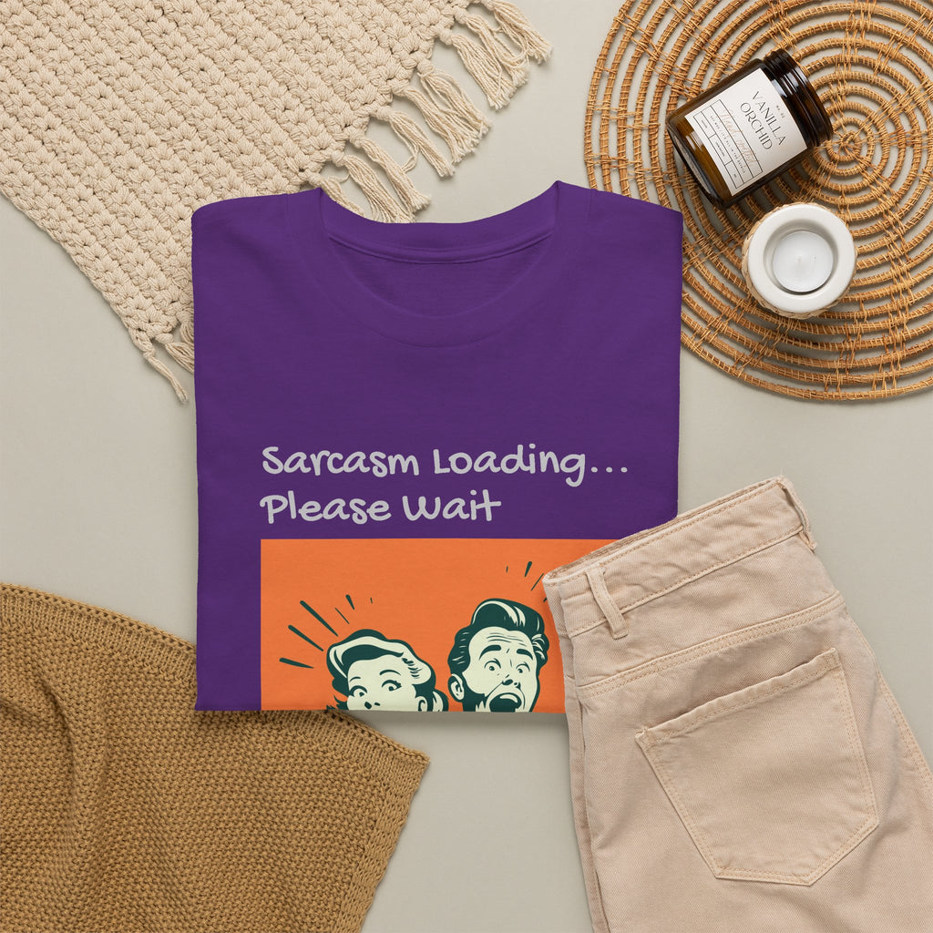 Sarcasm Loading, Funny, Heavy Cotton Tee