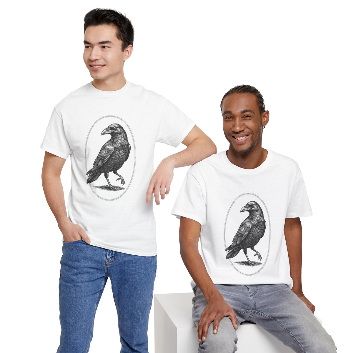 Raven Illustration T-Shirt
