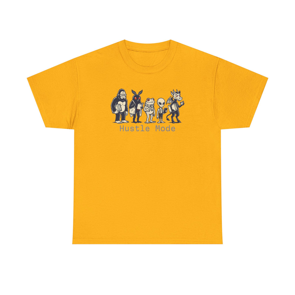 Hustle Mode Character Graphic T-Shirt