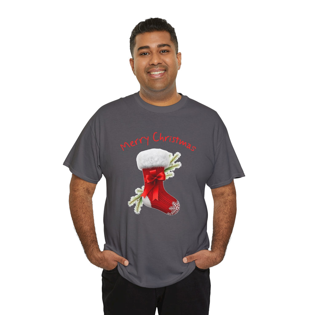 Holiday Stalking, Merry Christmas, Unisex Heavy Cotton Tee