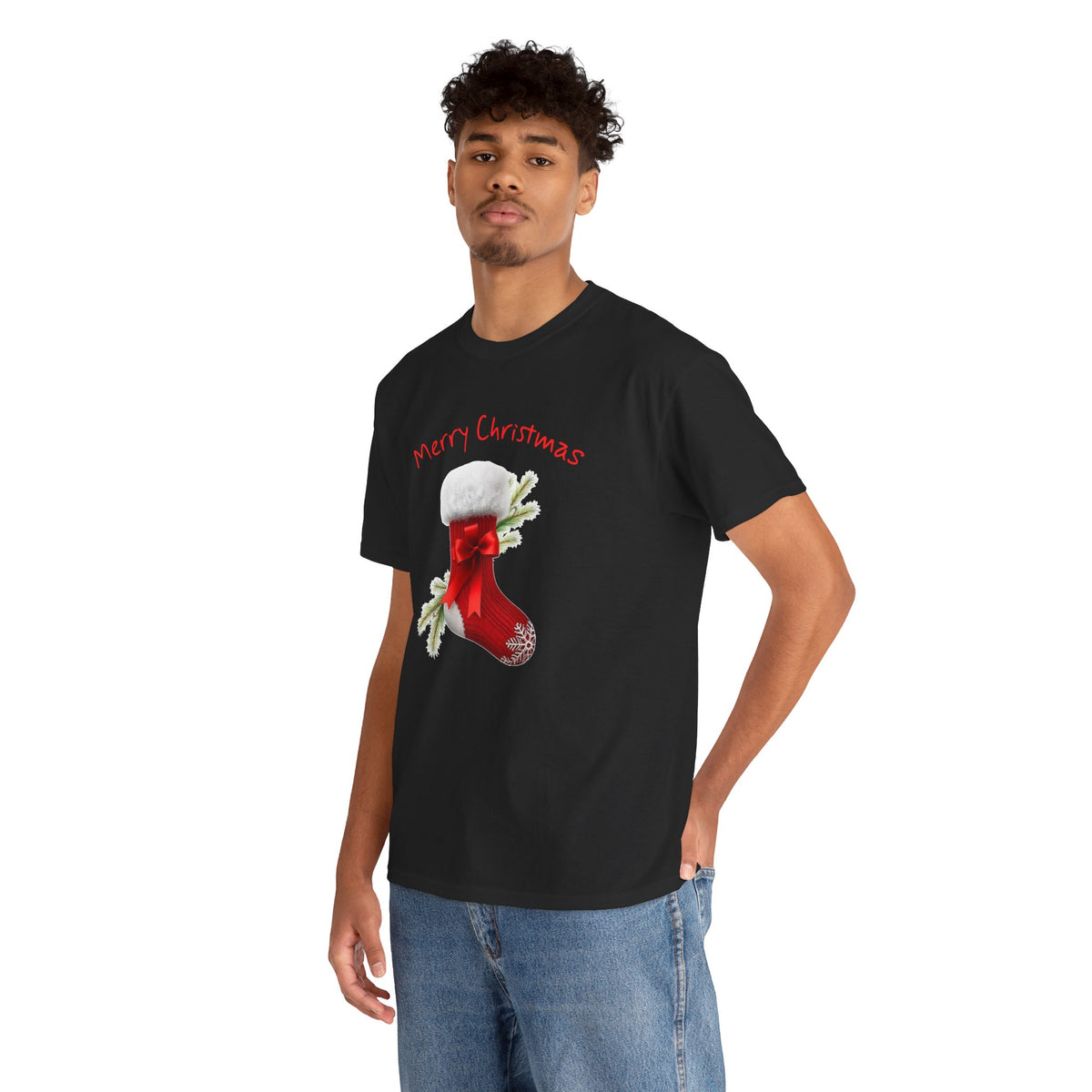 Holiday Stalking, Merry Christmas, Unisex Heavy Cotton Tee