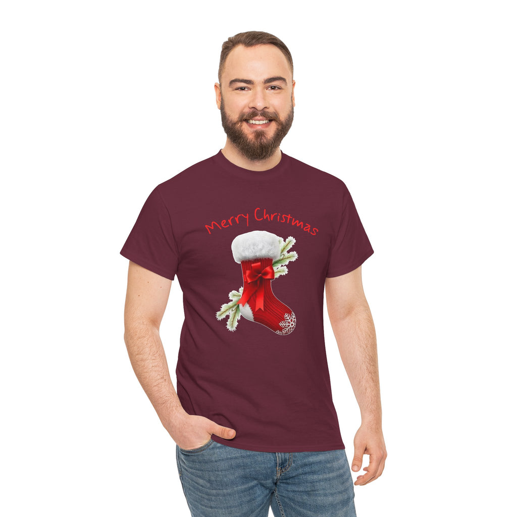 Holiday Stalking, Merry Christmas, Unisex Heavy Cotton Tee