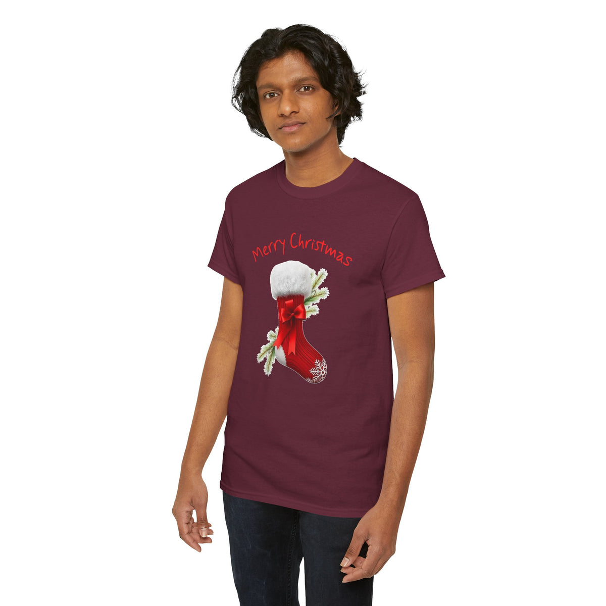 Holiday Stalking, Merry Christmas, Unisex Heavy Cotton Tee