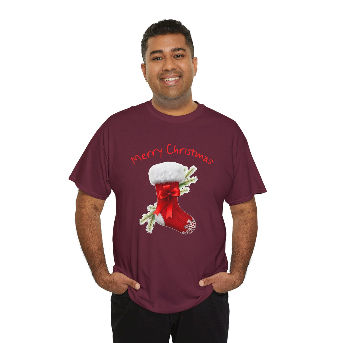 Holiday Stalking, Merry Christmas, Unisex Heavy Cotton Tee