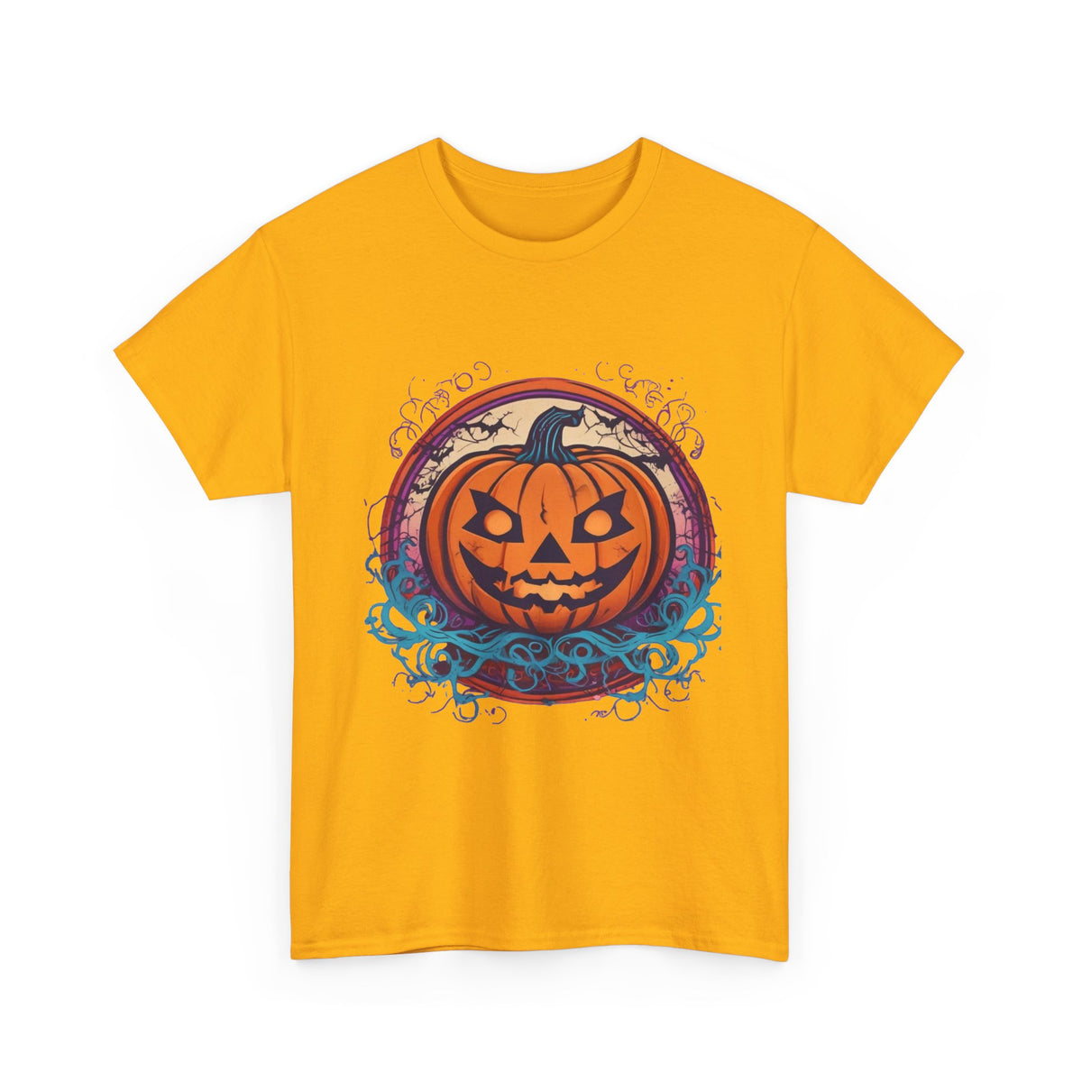Halloween Jack-O-Lantern Heavy Cotton Tee
