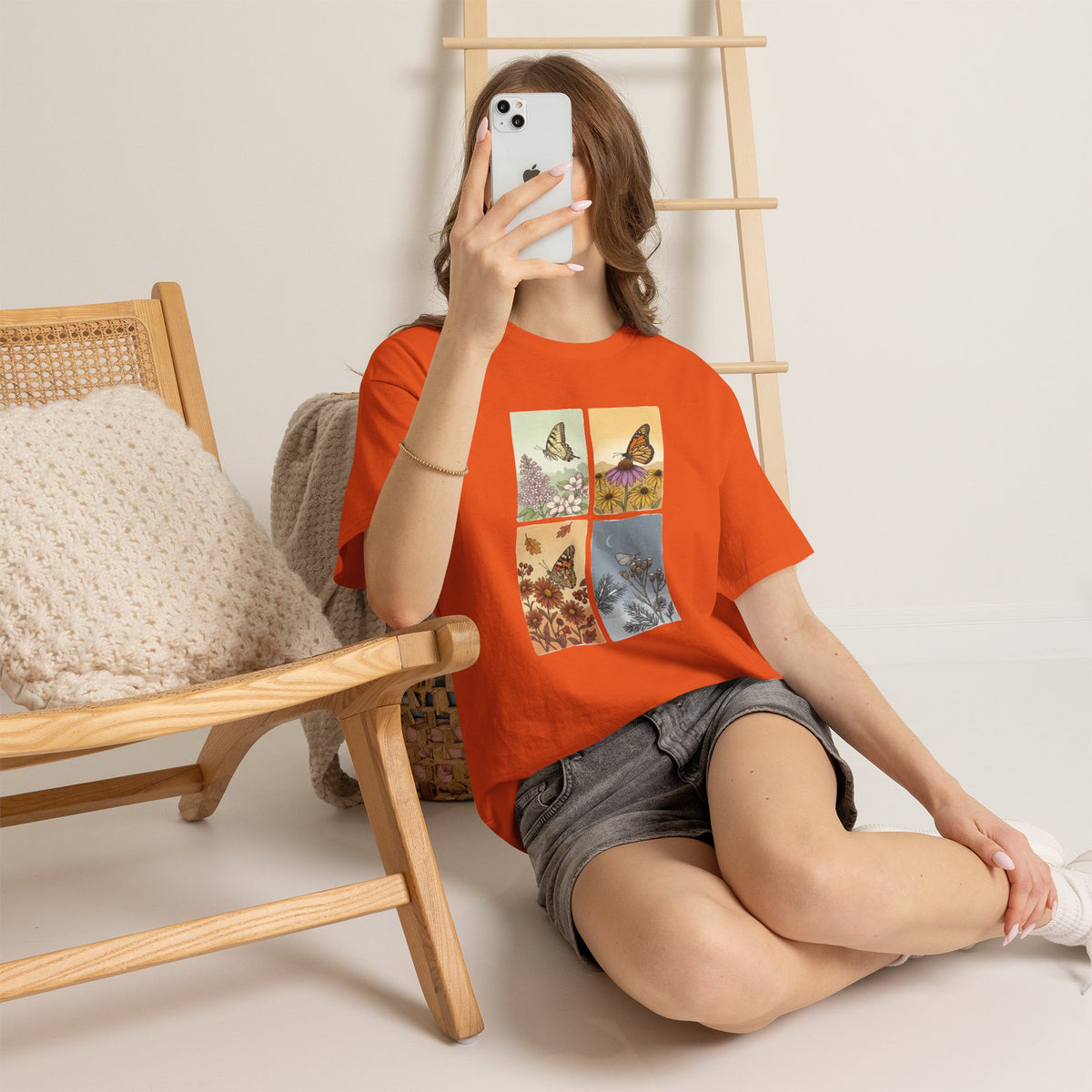 Botanical Butterfly Garden T-Shirt
