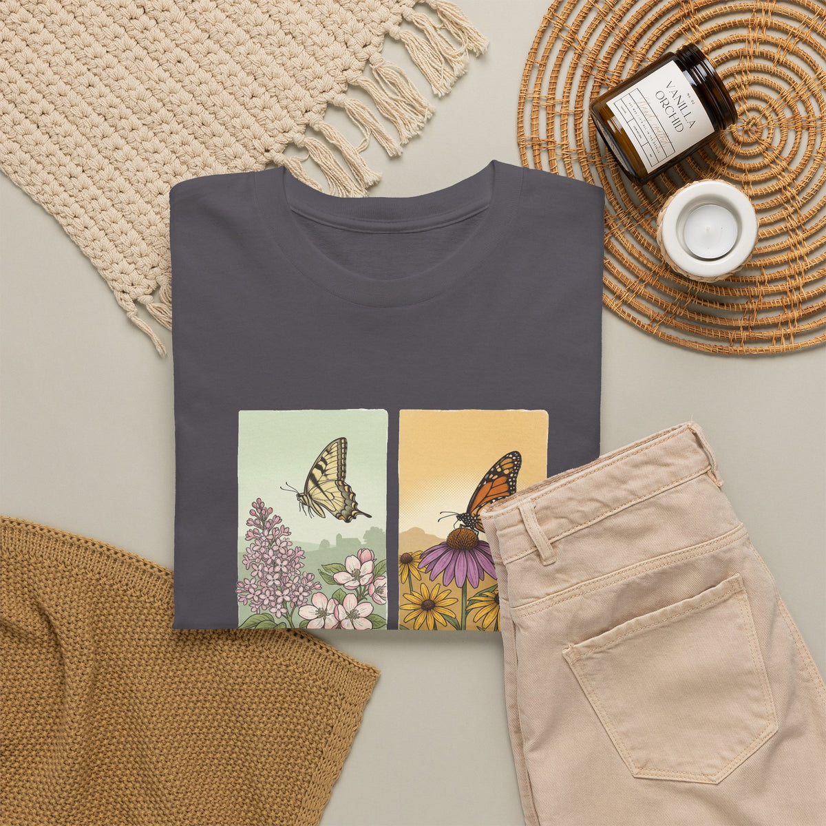 Botanical Butterfly Garden T-Shirt