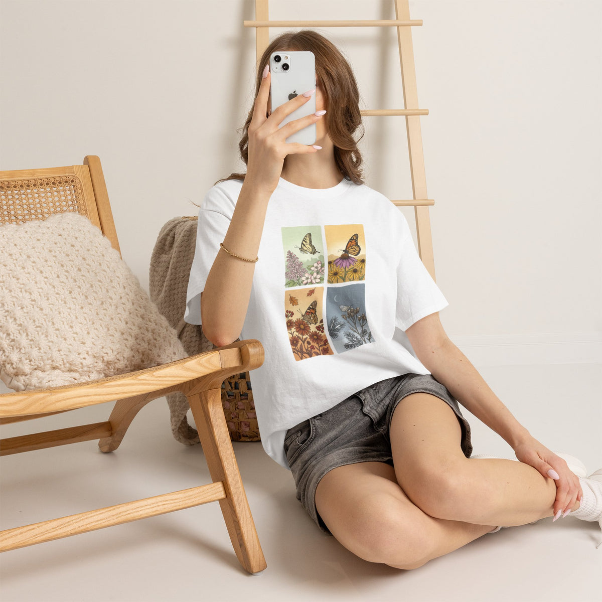Botanical Butterfly Garden T-Shirt