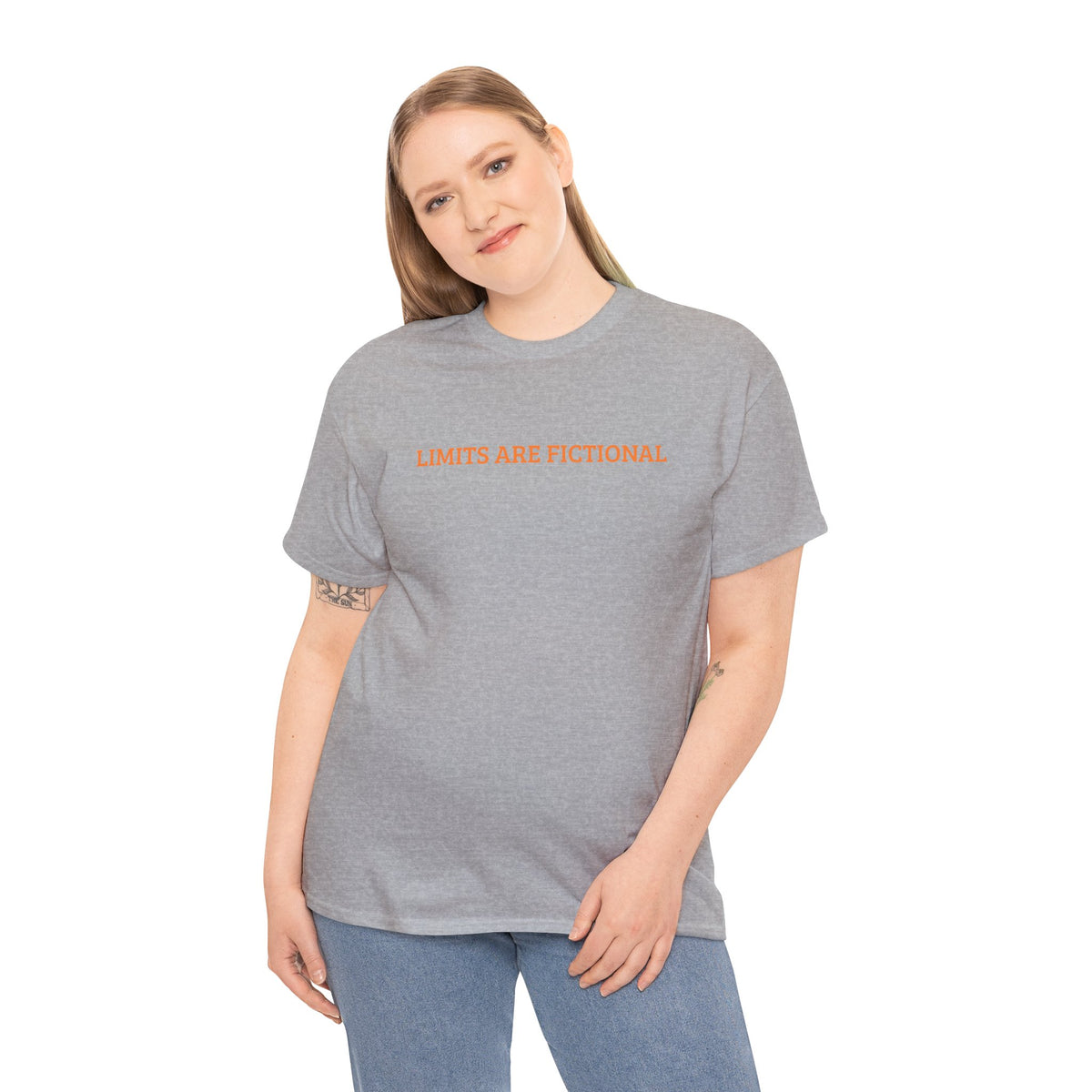 Limits Are Fictional, Motivation, Unisex Heavy Cotton Tee