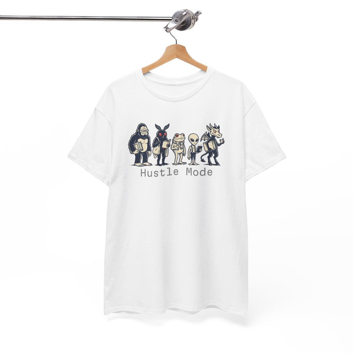 Hustle Mode Character Graphic T-Shirt