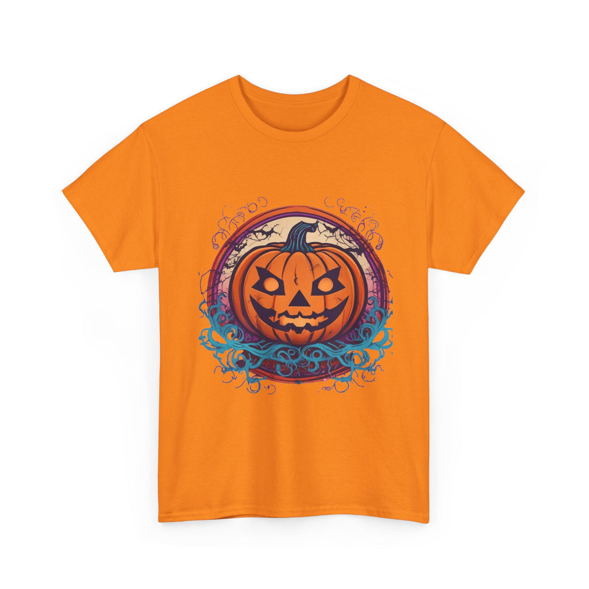 Halloween Jack-O-Lantern Heavy Cotton Tee