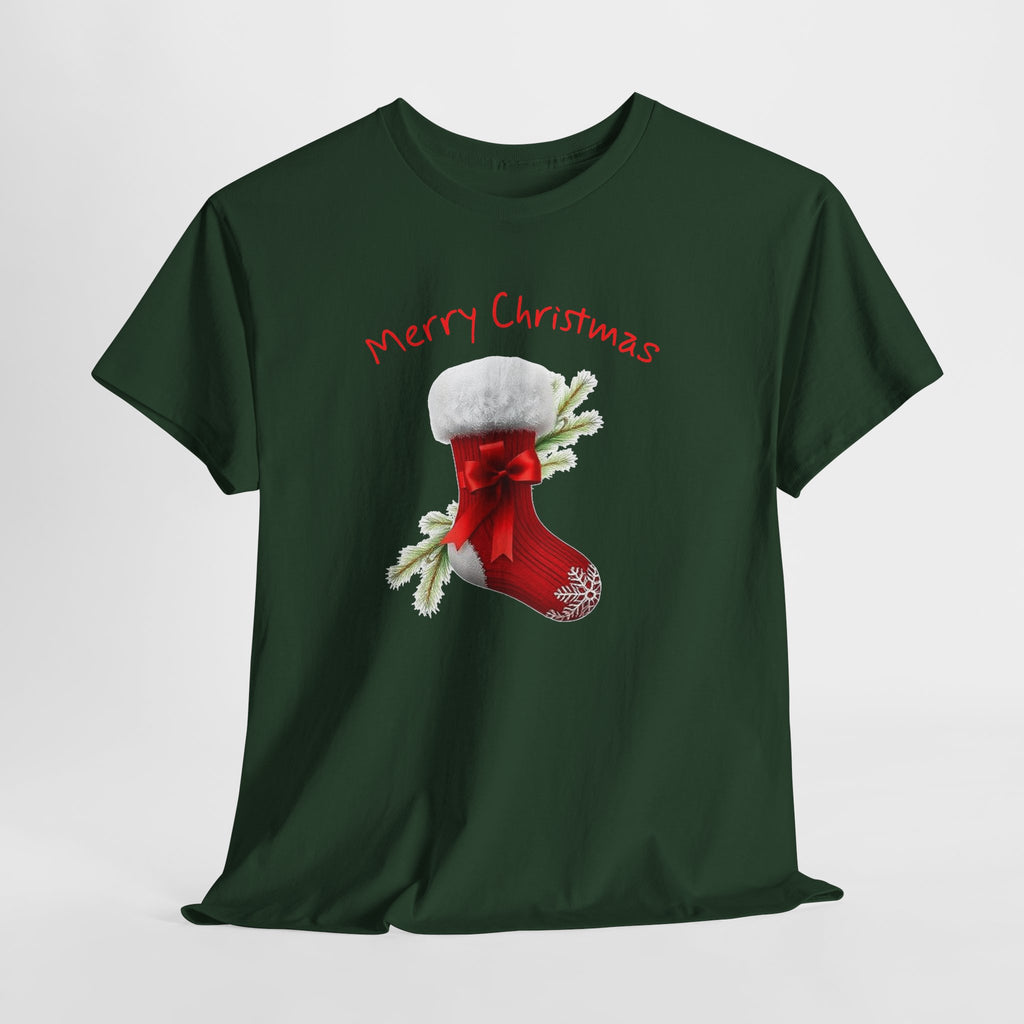 Holiday Stalking, Merry Christmas, Unisex Heavy Cotton Tee