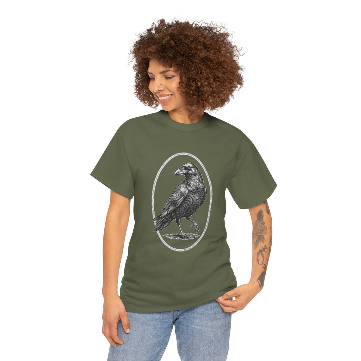 Raven Illustration T-Shirt