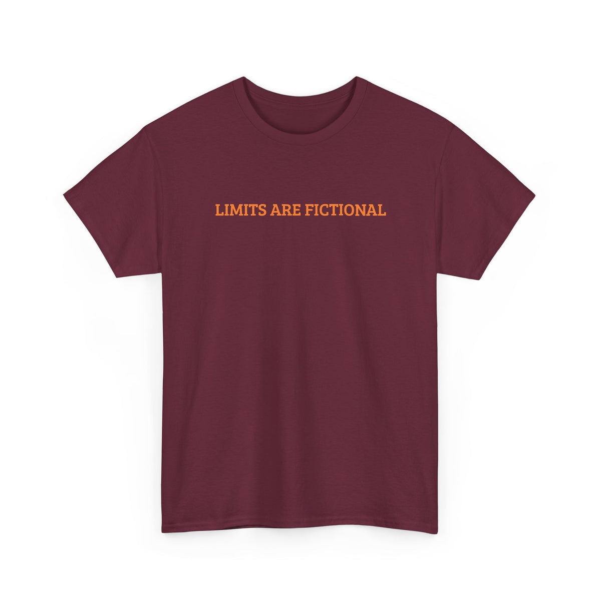 Limits Are Fictional, Motivation, Unisex Heavy Cotton Tee