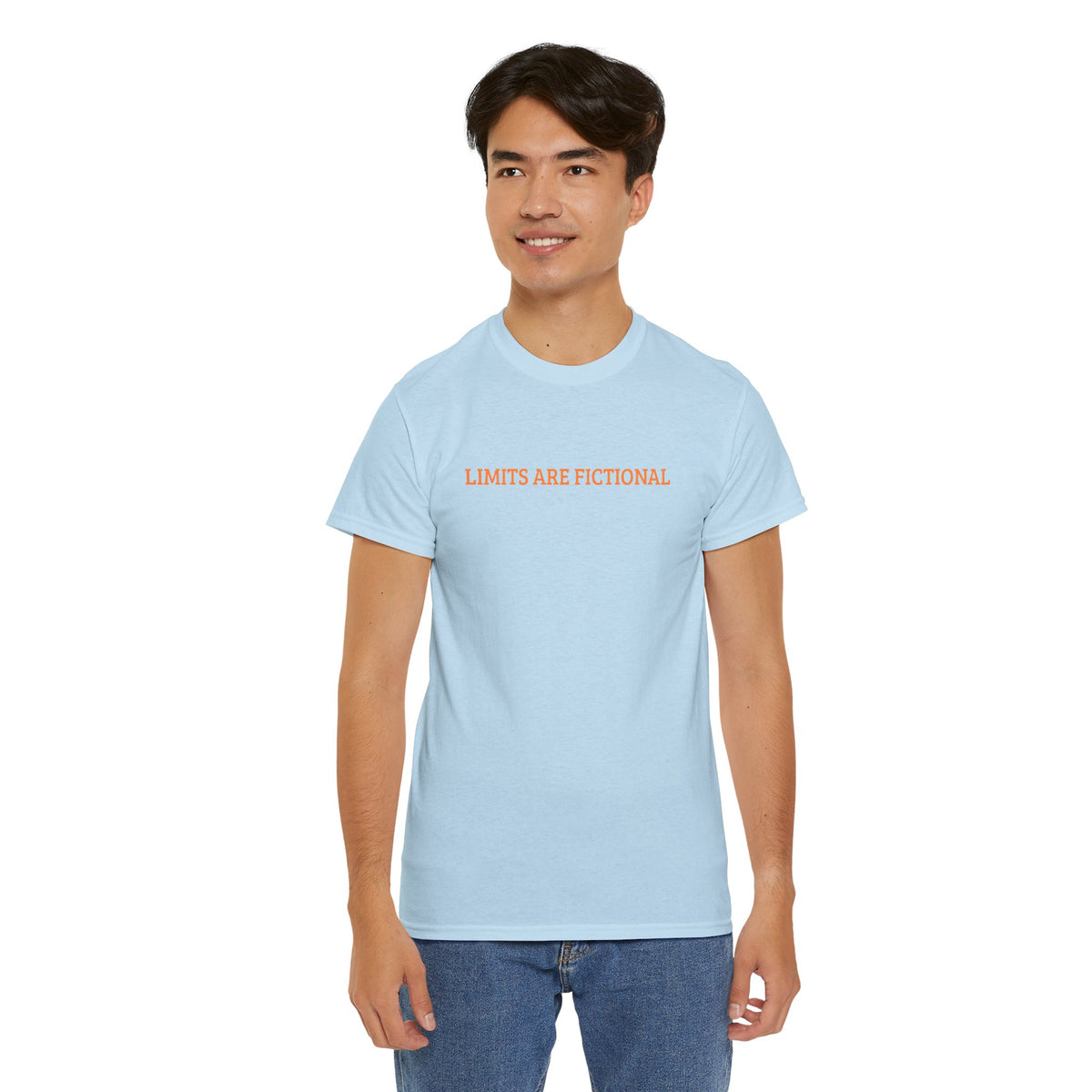 Limits Are Fictional, Motivation, Unisex Heavy Cotton Tee