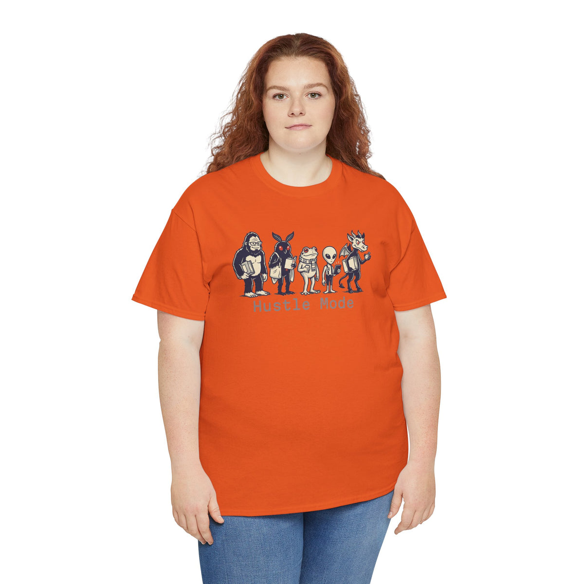 Hustle Mode Character Graphic T-Shirt