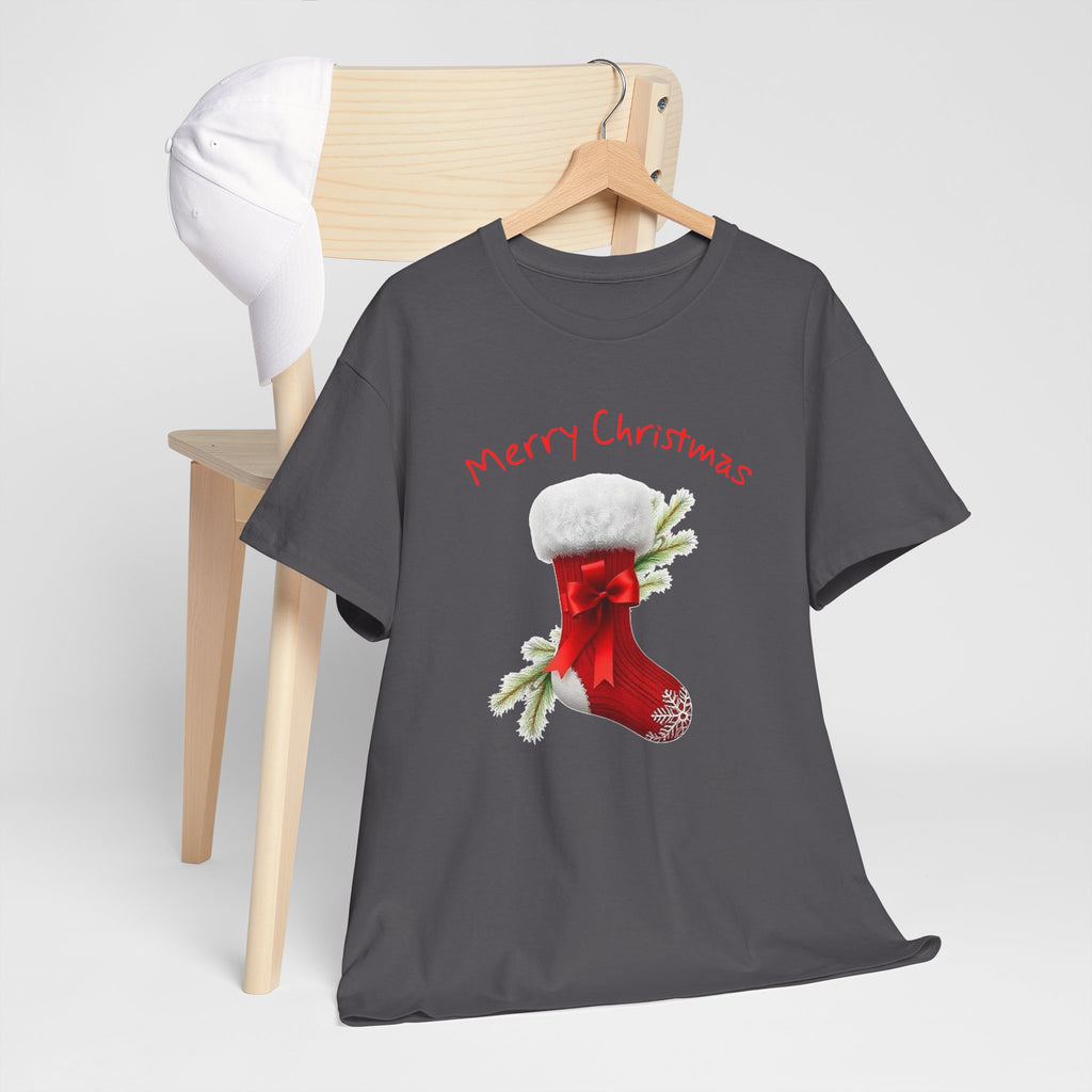 Holiday Stalking, Merry Christmas, Unisex Heavy Cotton Tee