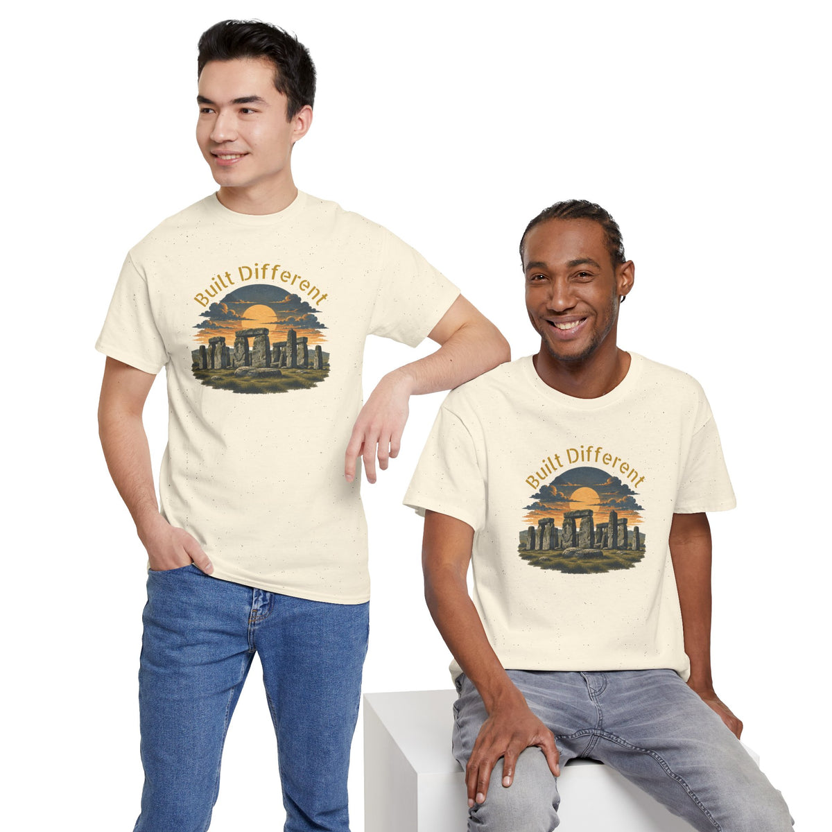 Built Different, Unisex Heavy Cotton Tee
