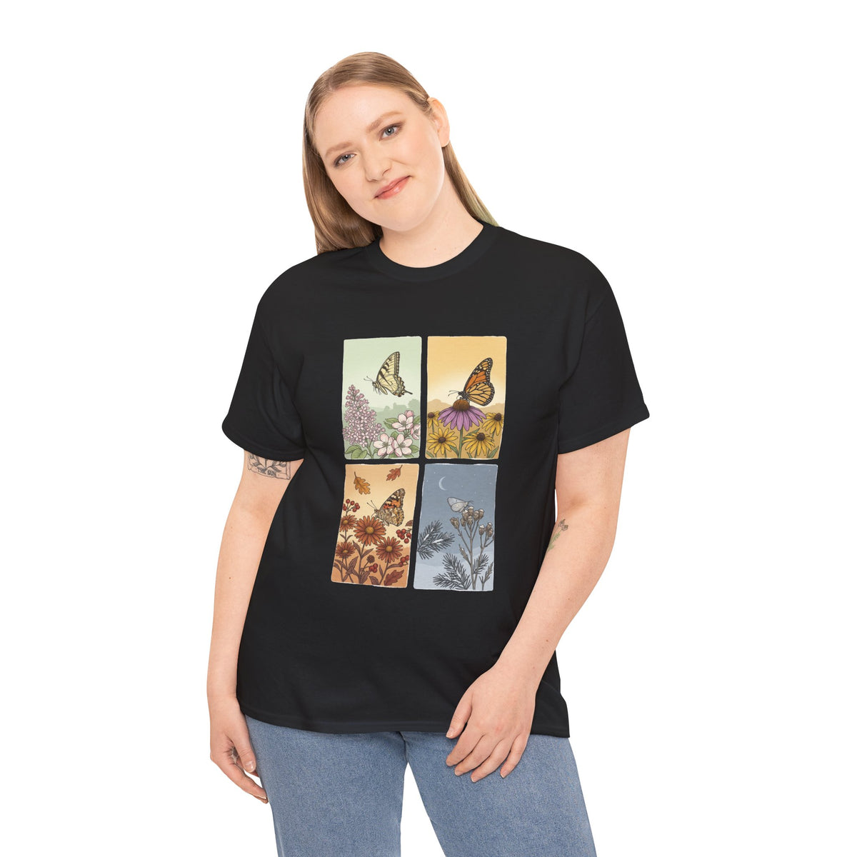 Botanical Butterfly Garden T-Shirt