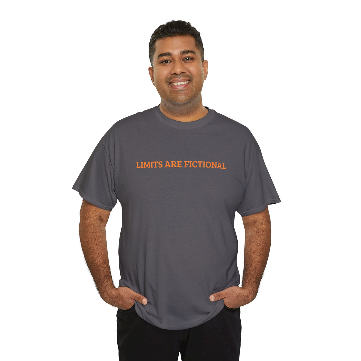 Limits Are Fictional, Motivation, Unisex Heavy Cotton Tee