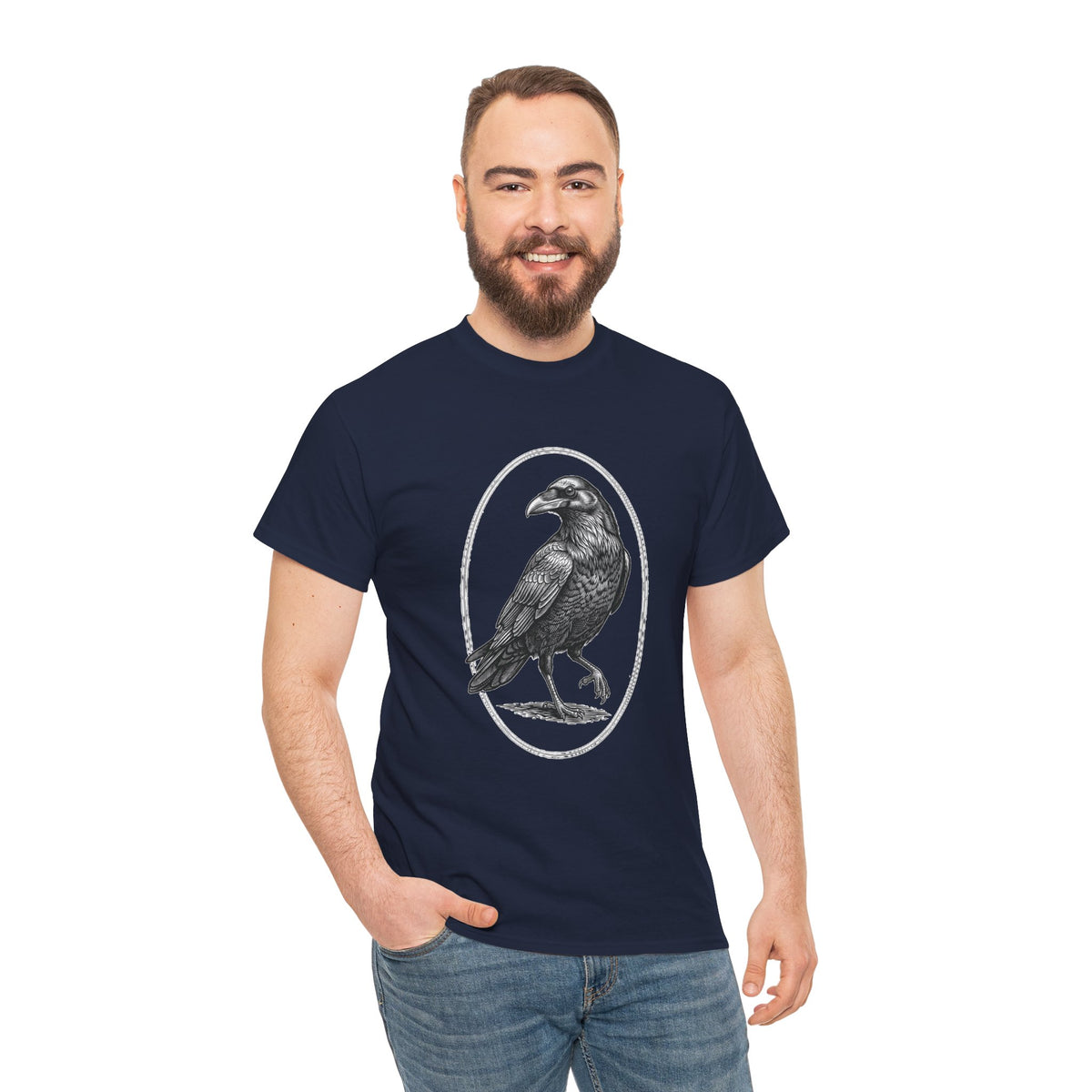 Raven Illustration T-Shirt