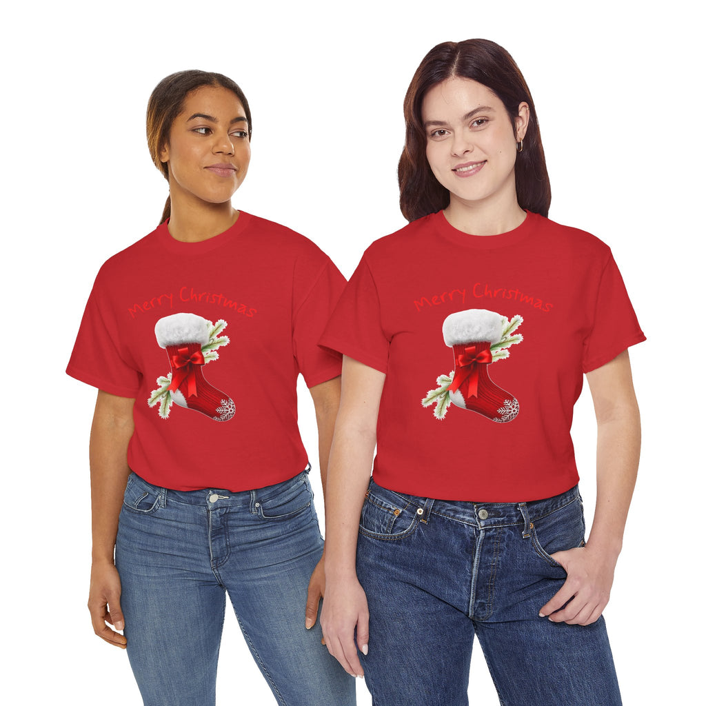 Holiday Stalking, Merry Christmas, Unisex Heavy Cotton Tee