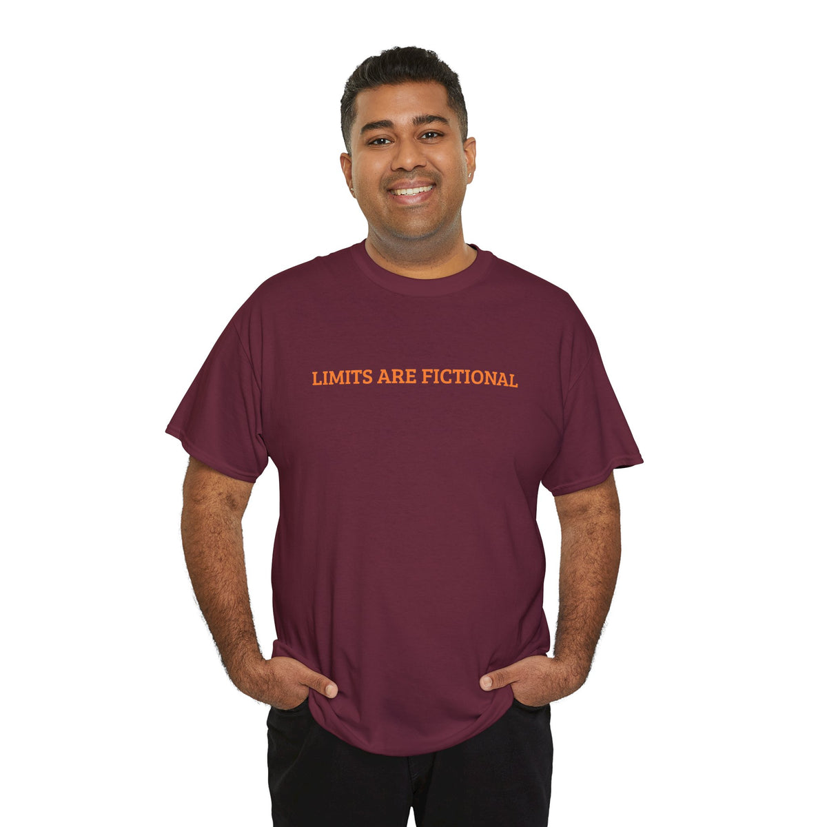 Limits Are Fictional, Motivation, Unisex Heavy Cotton Tee