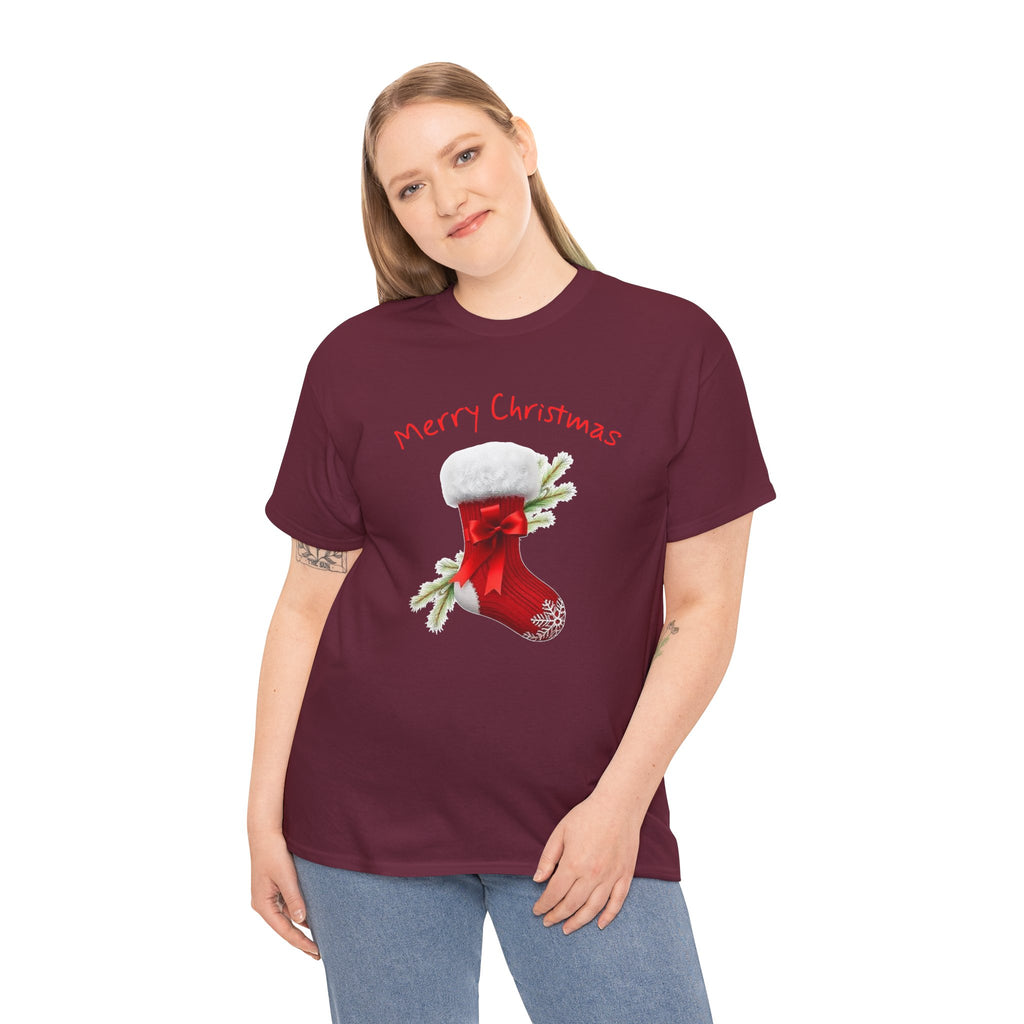 Holiday Stalking, Merry Christmas, Unisex Heavy Cotton Tee