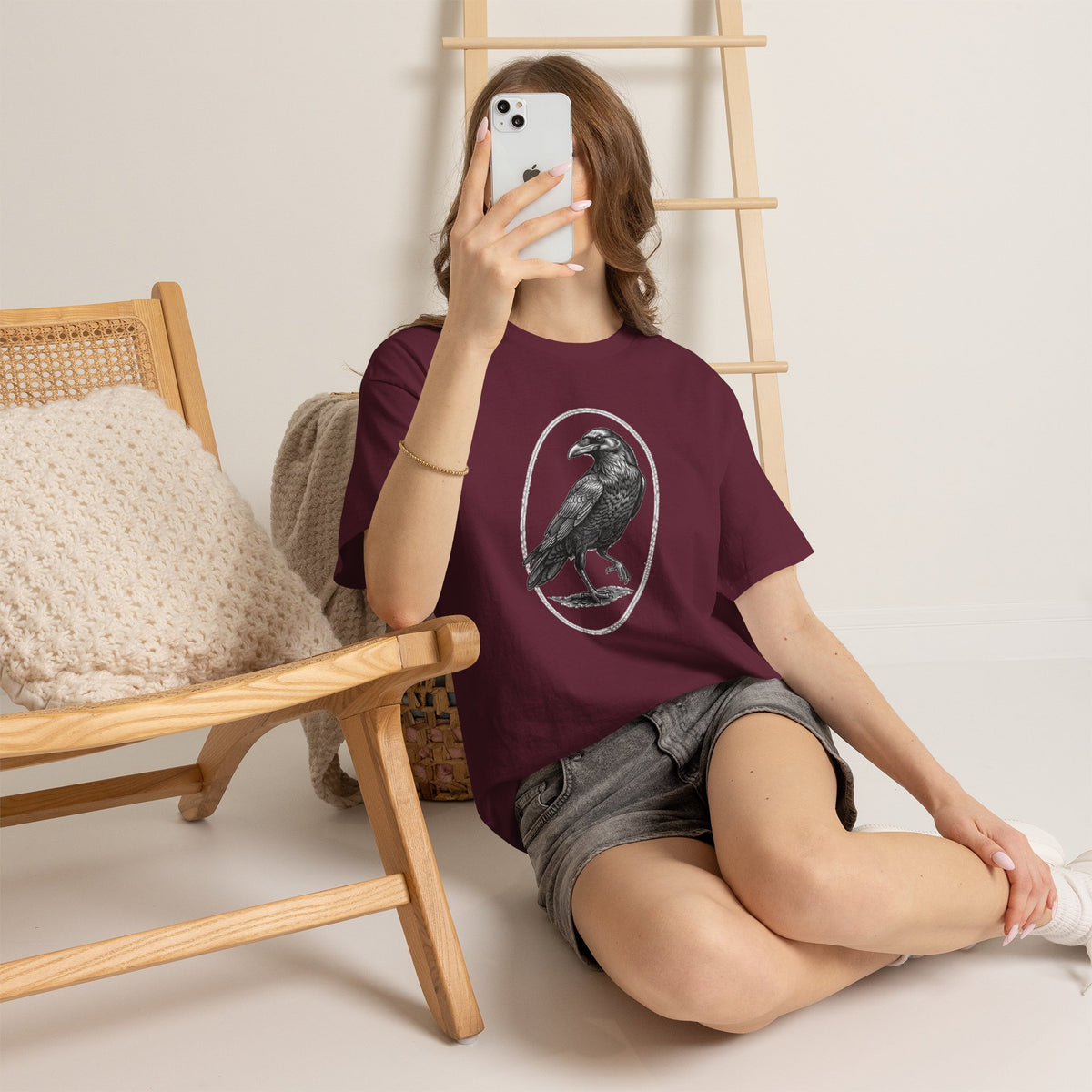 Raven Illustration T-Shirt