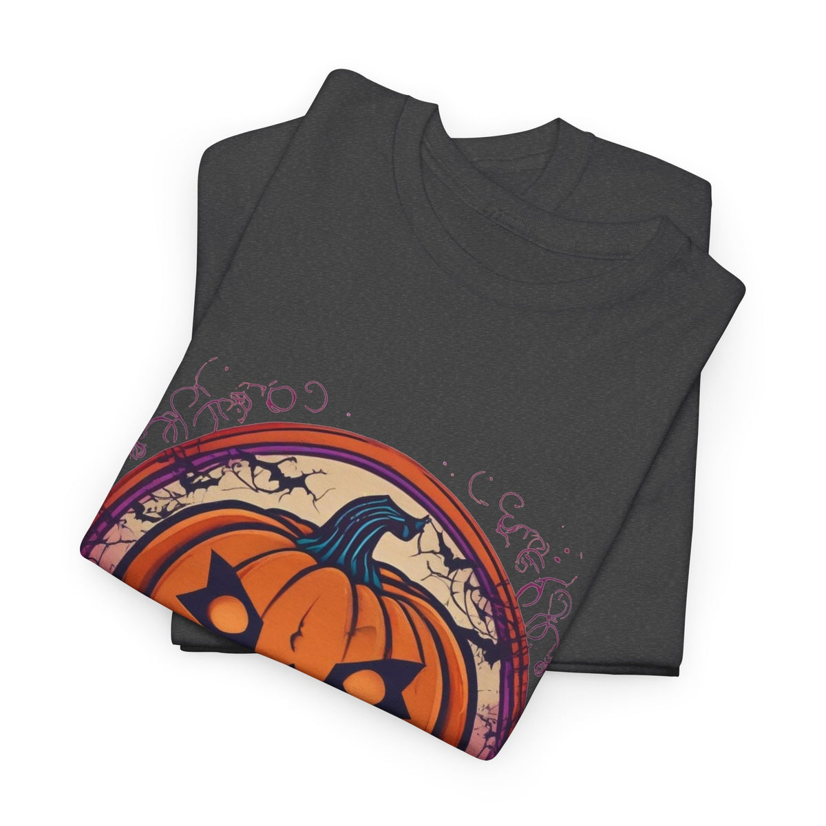 Halloween Jack-O-Lantern Heavy Cotton Tee